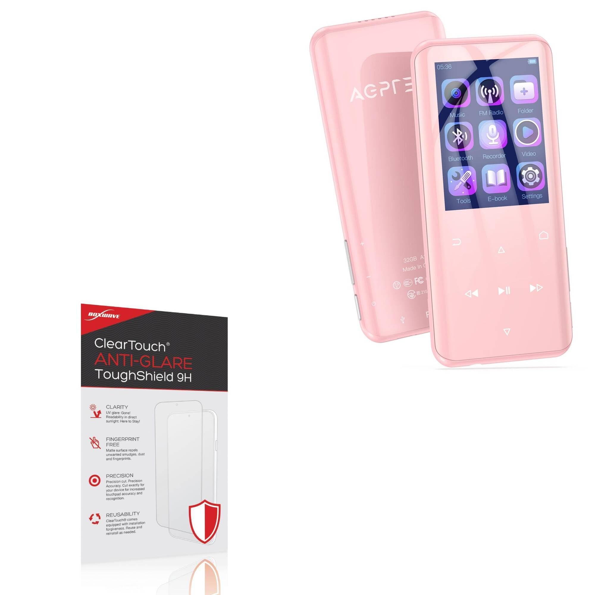 BoxWave Screen Protector Compatible With AGPtek A17X - ClearTouch Anti-Glare ToughShield 9H (2-Pack), Anti-Glare 9H Tough Flexible Film Screen Protector