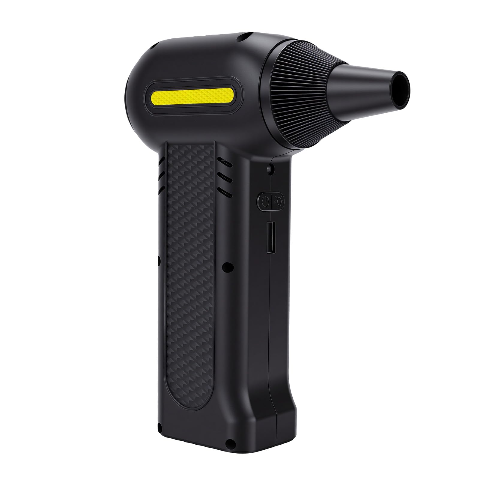 Qcwwy Dépoussiéreur sans Fil pour Neige, Souffleur D'air Portable (BLACK)