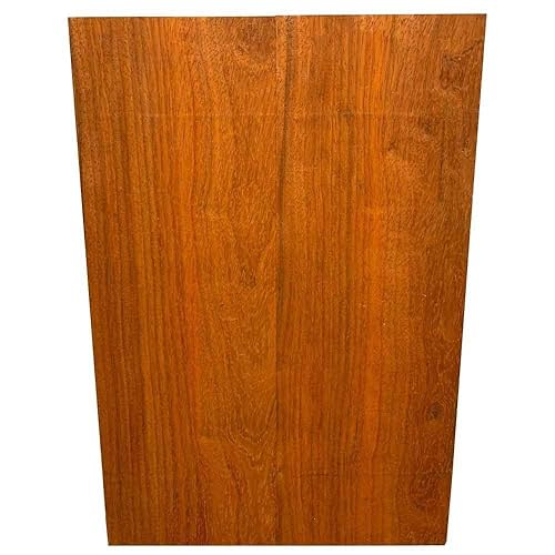 Miniatura 4 de Exotic Wood Zone  África Padauk Guitarra EléctricaBajo Musical Luthier Tonewood Cuerpo Blanks  21" x 14" x 1-34" - Pegado cepillado (3 piezas)
