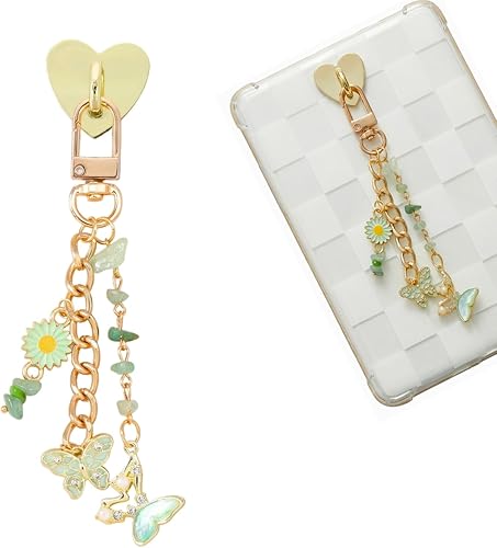 Lindas cadenas para Kindle, accesorios de cadenas de dijes de lector electrónico, compatibles con Kindle, lector electrónico, regalo de teléfono