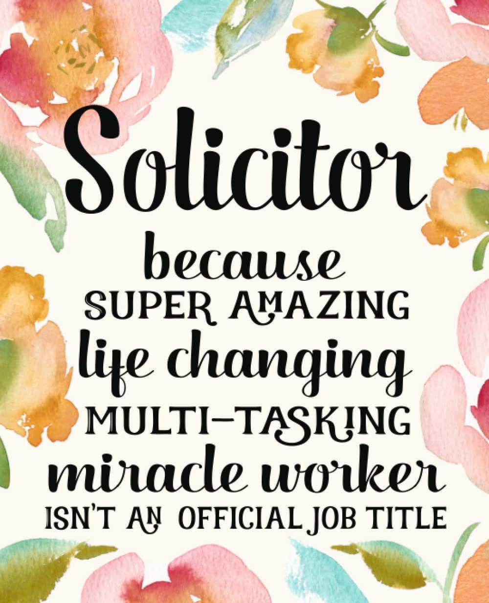 Solicitor Gifts: Funny Thank You Appreciation Present for Women Friends, Family or Coworkers