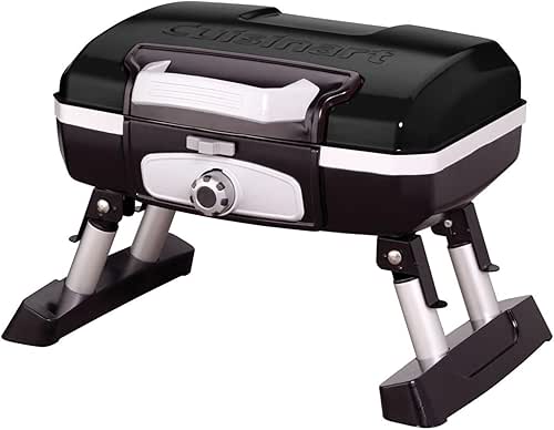 Cuisinart Petite Gourmet Portable Gas Grill, Compact & Lightweight Tabletop