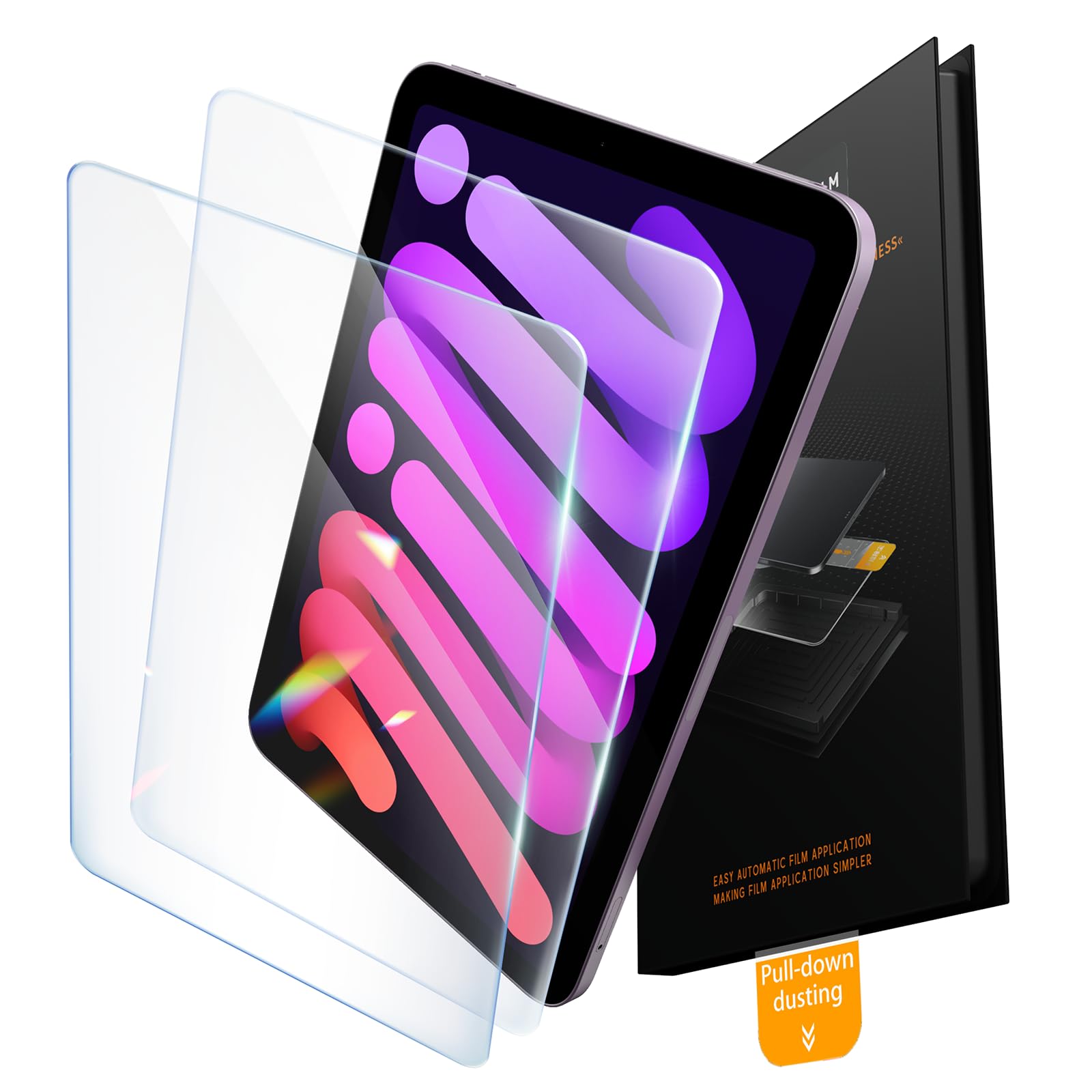 JKSML 2-Pack Screen Protector for iPad mini A17 Pro/mini 6th Gen 8.3 Inch