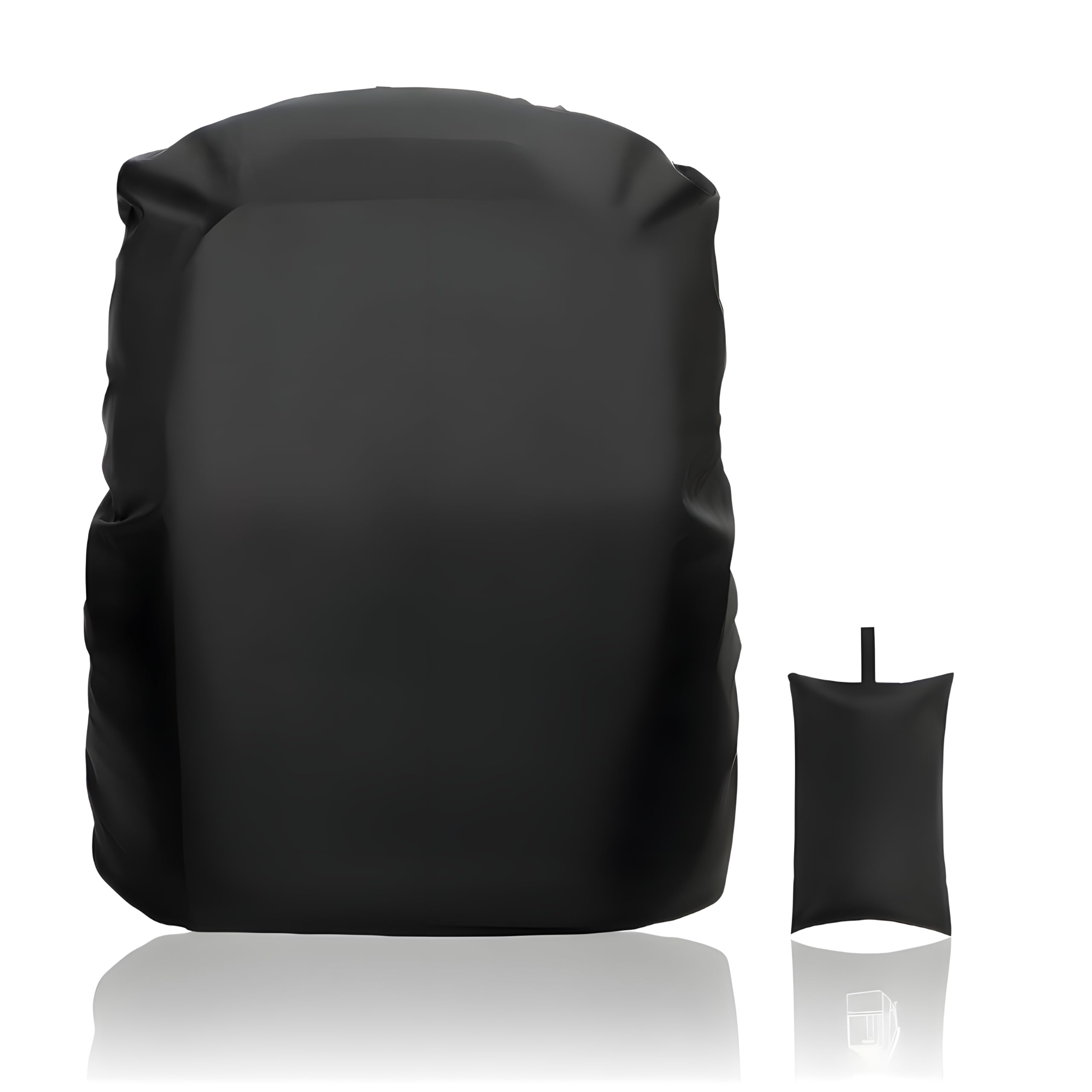 Rain Cover for Backpack Travel Essentials Rain Cover for Bag Backpack Rain Cover Travel Accessories Bag Rain Cover Waterproof Dustproof for All Bag Sizes Upto 55Ltrs Rain Cover Bag Black-image-34