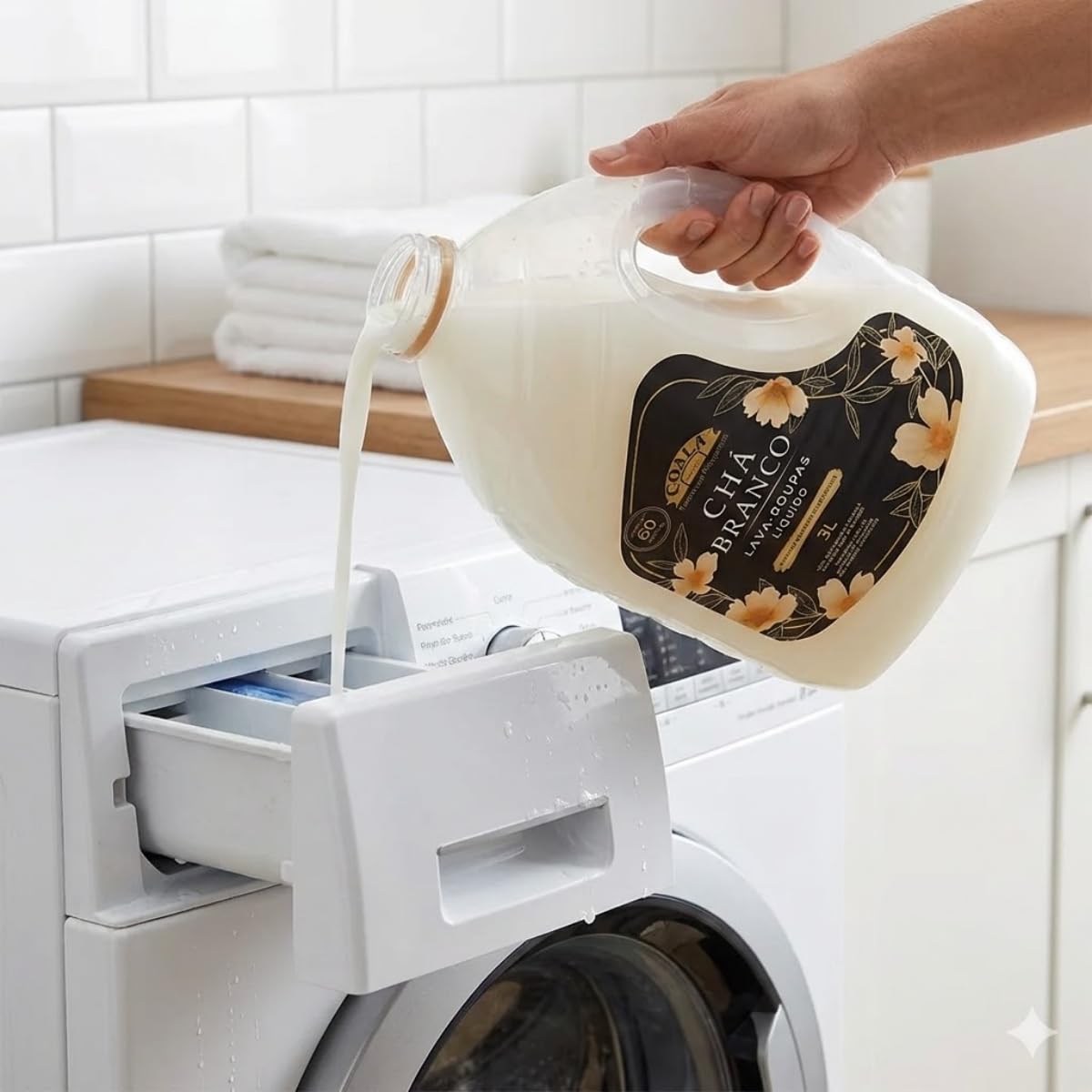 Kit Coala Laundry | Lava Roupas Chá Branco 3L + Amaciante Orquídea