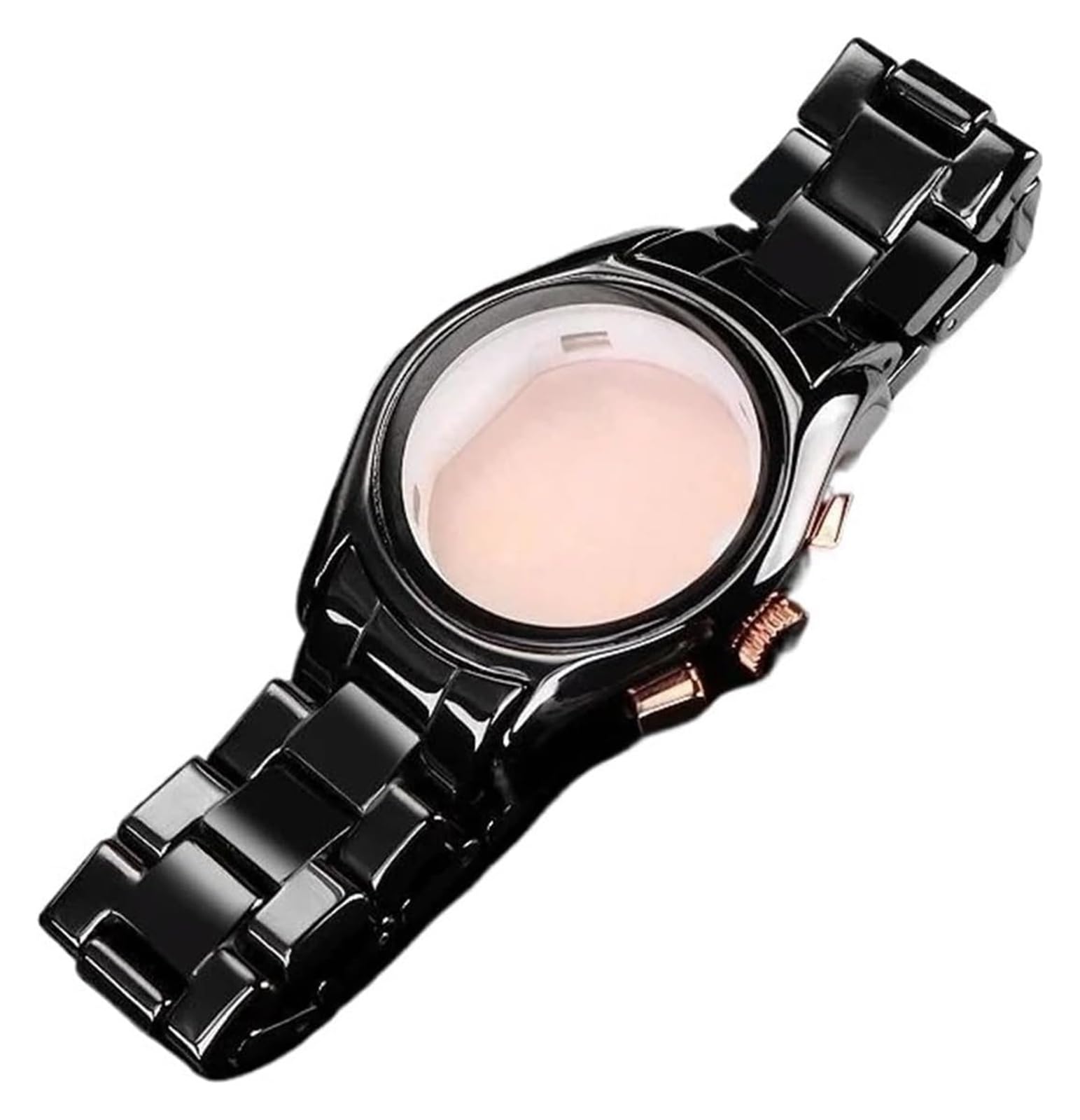Cinturino con cassa in ceramica AR1451/AR1452/AR1400/AR1410/AR1421/AR1440 | For orologio armani, accessori con cinturino nero da uomo(AR1410 Case and band)