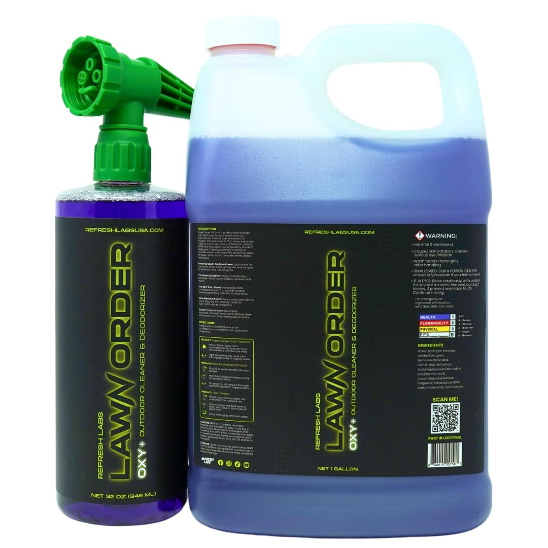 LawN Order Hydrogen Peroxide Outdoor Turf Cleaner &amp; Deodorizer