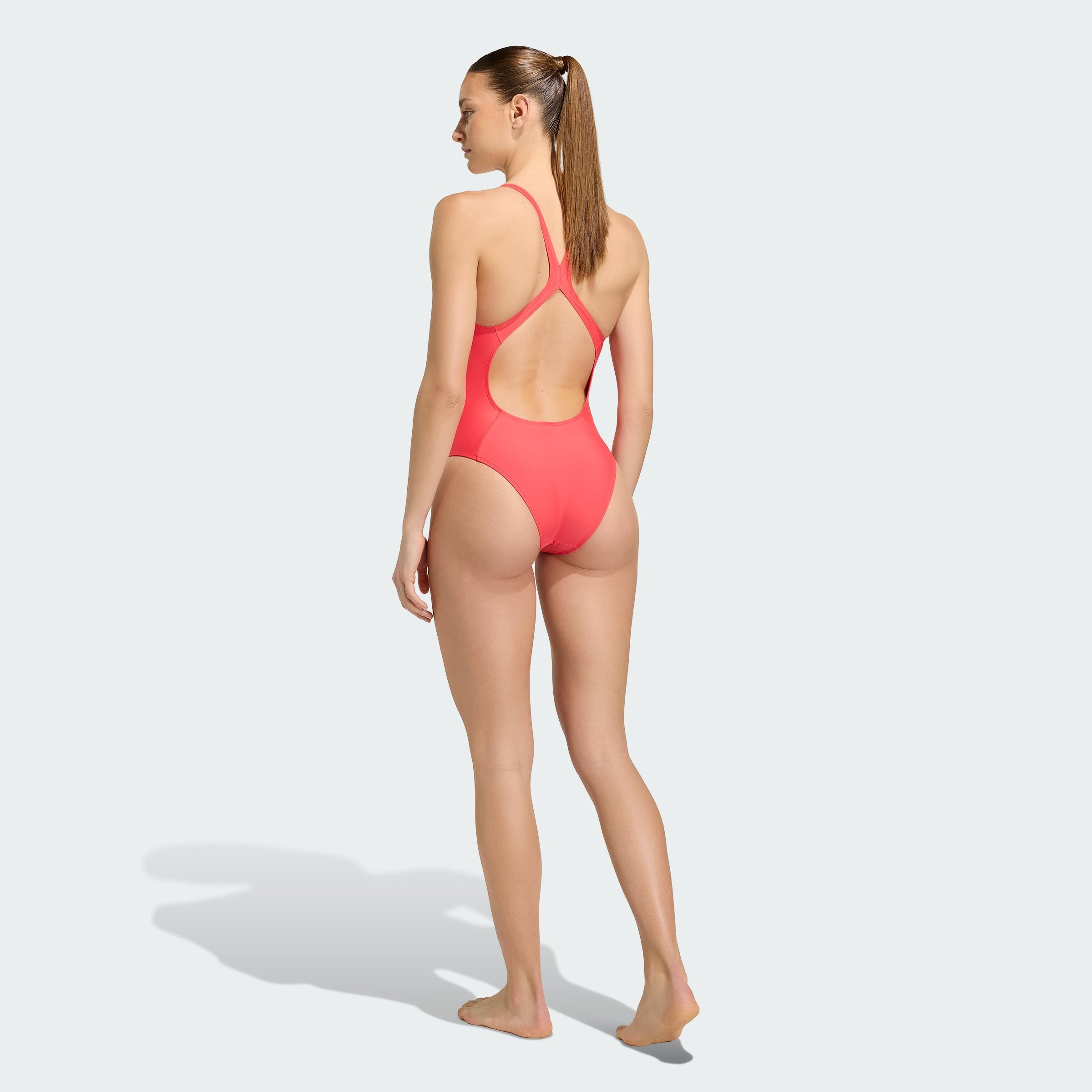 adidas Women's Bañador con Tirantes Cruzados en la Espalda y Logotipo
