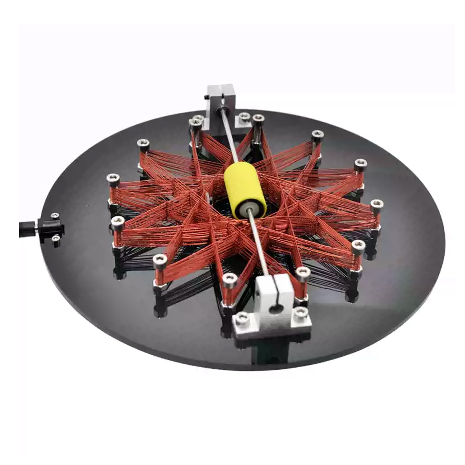 Hyospondence Star Electromagnetic Coil Demonstrator, Electromagnetic Induction Physics Teaching Kit, Stem Science Desktop Display Ornament