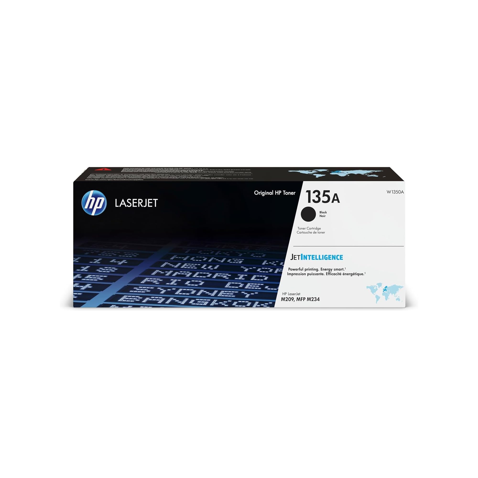 HP 135A Noir, W1350A, Cartouche Toner Originale de 1100 Pages, Compatible avec les Imprimantes LaserJet M209dw, M234dw, M234sdn, M234sdw, M209dwe, M234dwe, M234sdne et M234sdwe