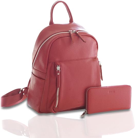 Amazon | [バルコス] シュリンク レザー リュックサック & 財布