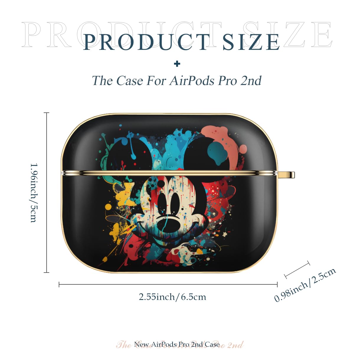 Amazon | AirPods Pro 2 ケース ミッキーマウス 第2世代 エアーポッズ