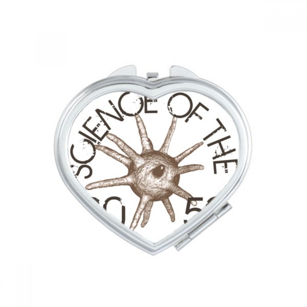 Miroir compact science cellulaire, cadeau fait main mignon