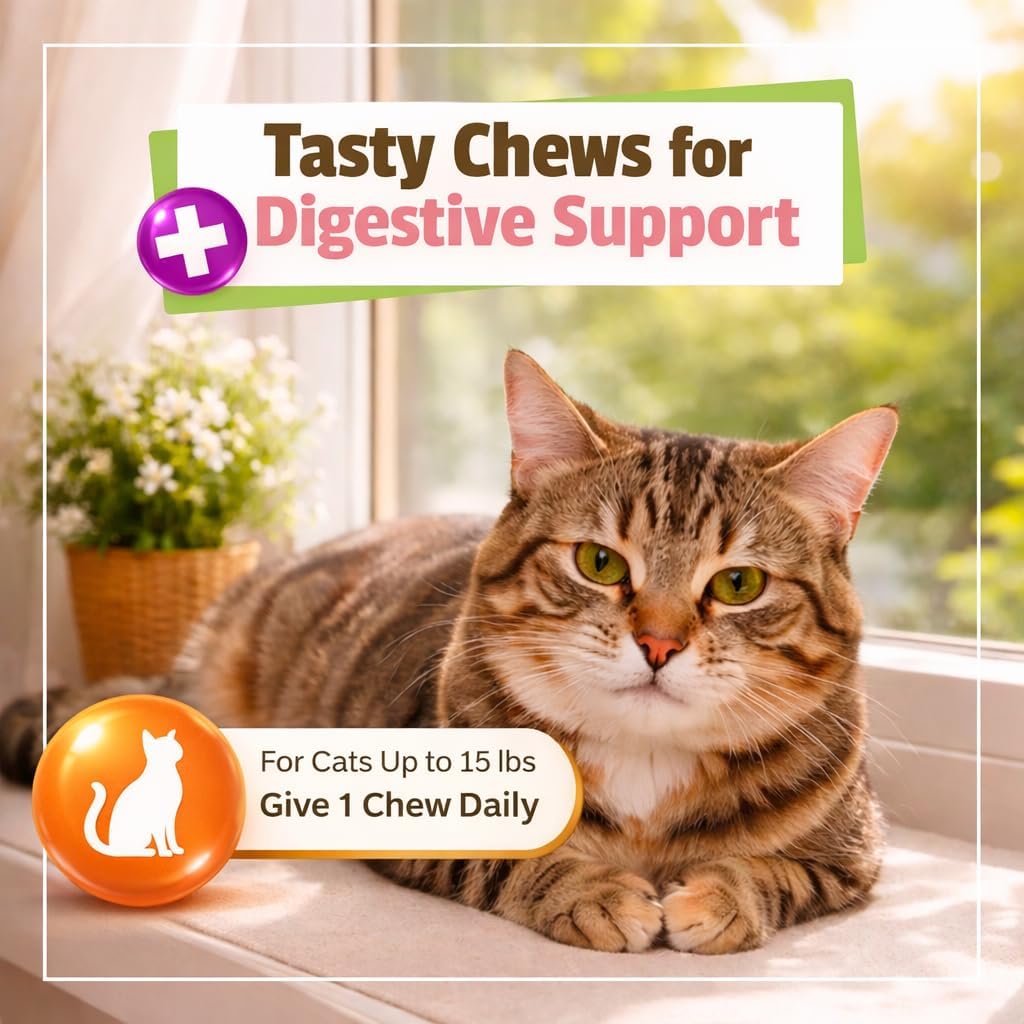 Pet Naturals Calming Chews for Cats, 30 Chicken Liver Flavored Soft Chews, Behavioral Support and Anxiety Relief for Travel, Boarding, Vet Visits and Thunderstorms, Non-Sedating Stress Relief