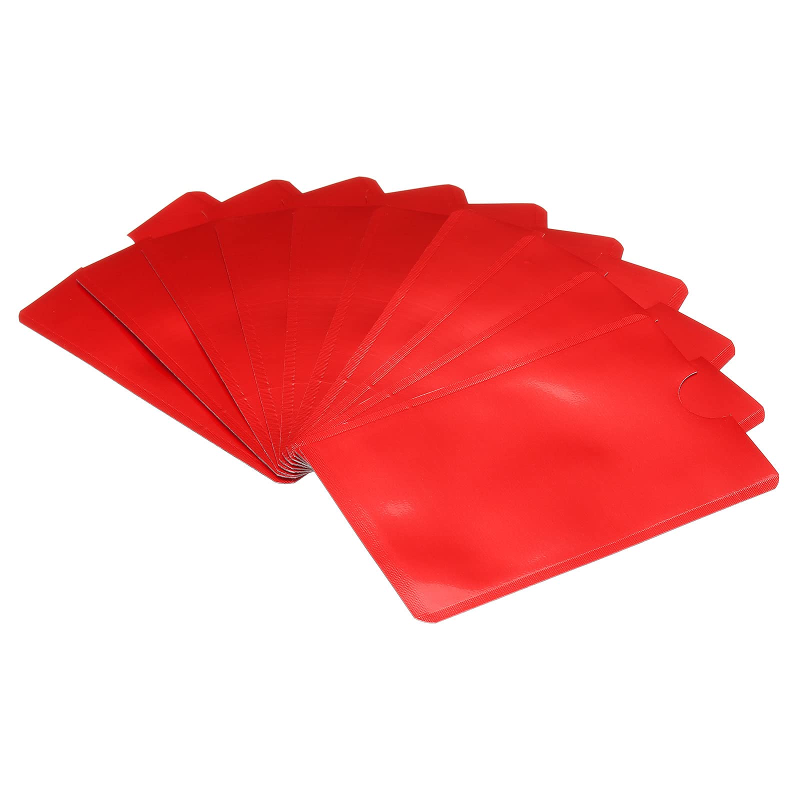 PATIKIL RFID Blocking Credit Card Sleeves, 15 Pack Contactless Protector Holder for NFC Purse, Red : Office Products