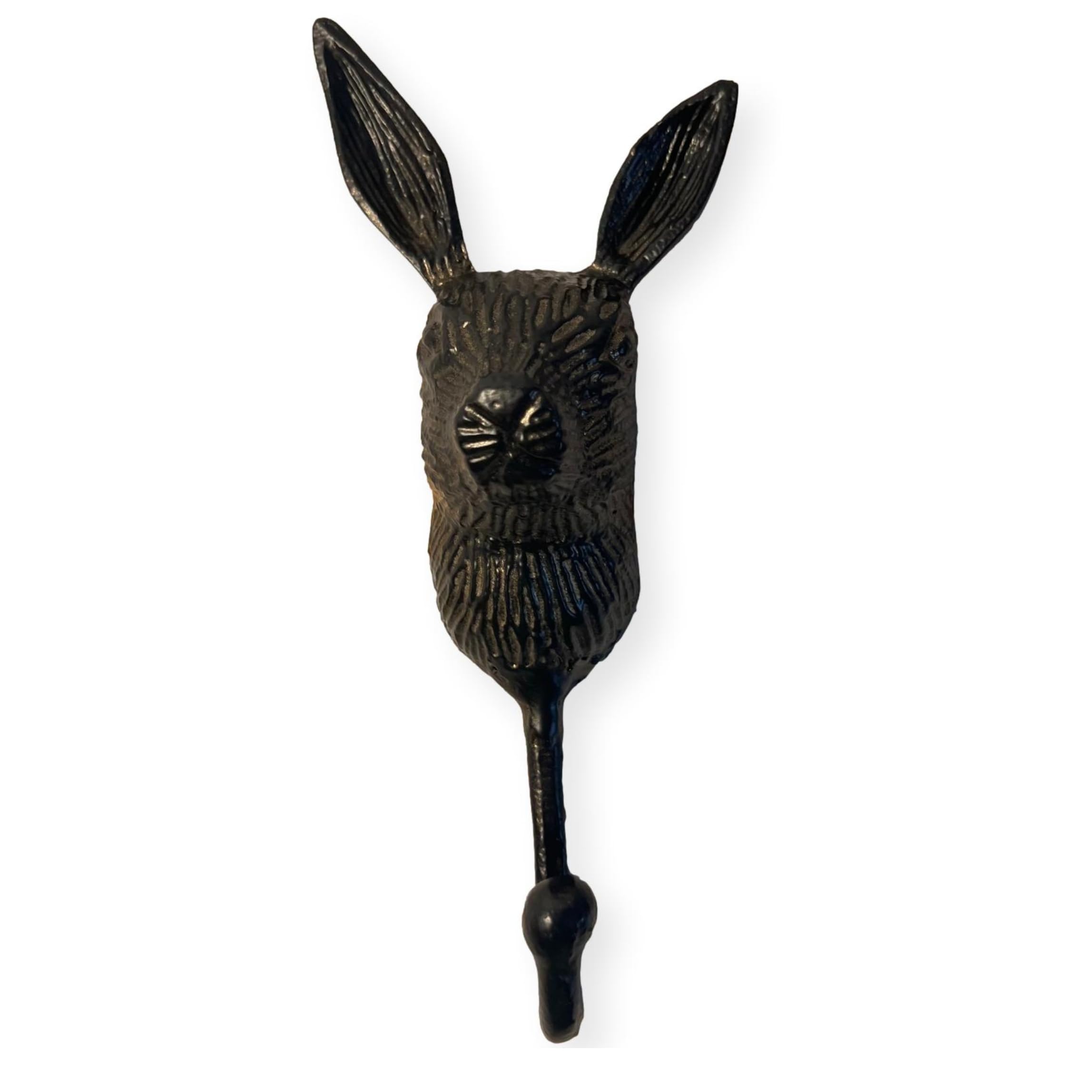 Thorness Sturdy Wall Mounted Cast Iron Rabbit Head HookHanger For HatsCoatsClothesPerfect Around The Home. from B&Q