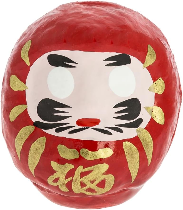 Daruma, Paper, red, 6,5 cm