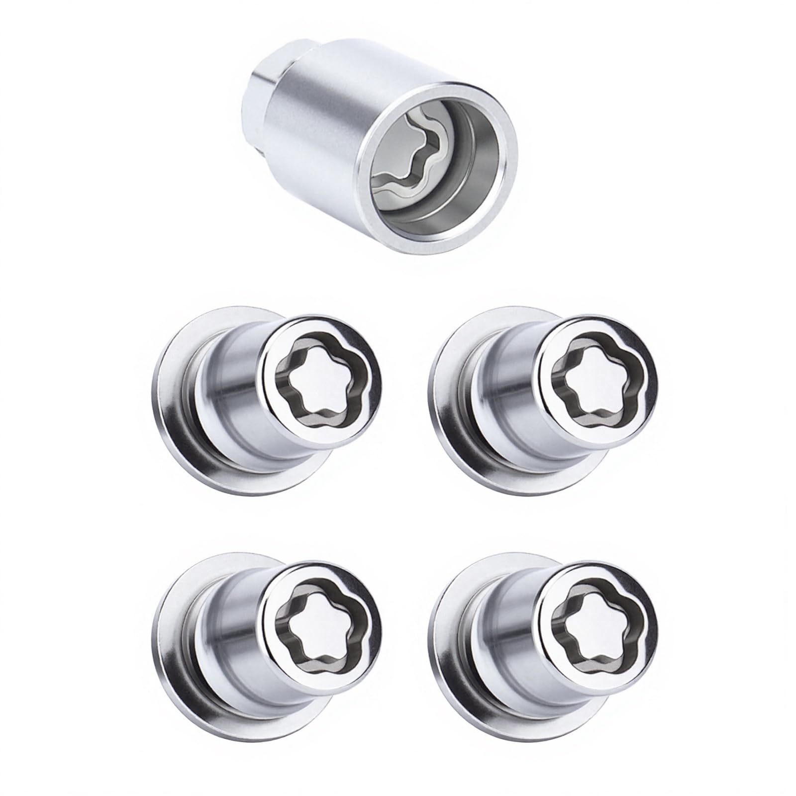 FOMIUZY Car Wheel Lock Lug Nut Set M12 x 1.5 for Anti Theft Compatible with Toyota Camry Tacoma Corolla Highlander Avalon RAV4 Sienna Venza Celica Prius Matrix CHR Mirai Lexus Replace 00276-00900