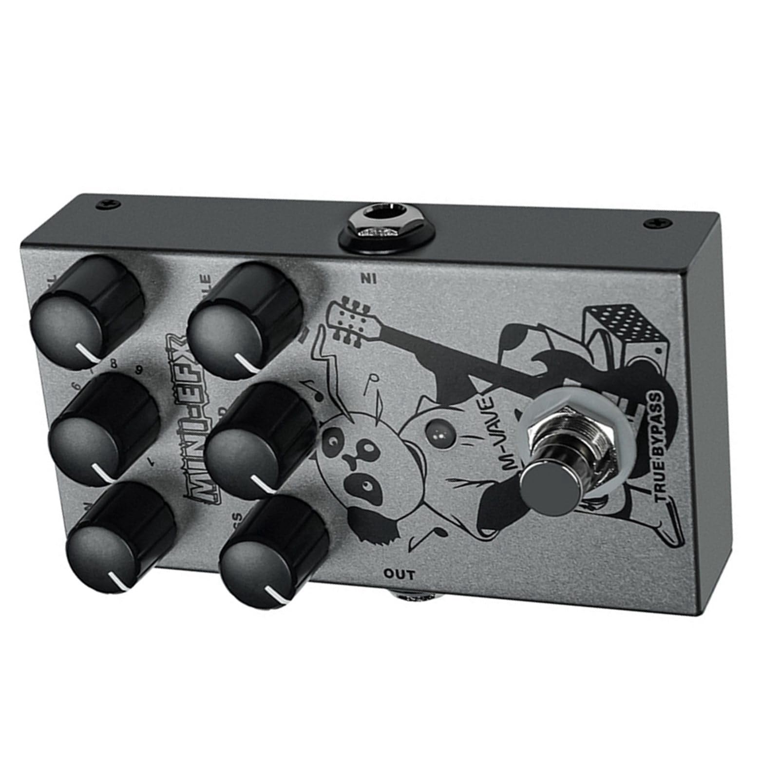 VGEBY Overdrive Zniekształcenie pedał Gitary Mini Metalowa Konstrukcja 9 Wybór Tonów z Ciepłym, Jasnym Tonem True Bypass dla Gitara Basowa Elektryczna