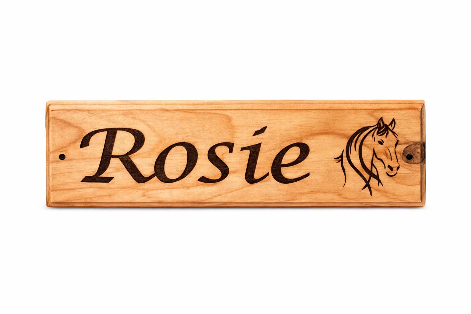 Personalised Horse Name Sign for Stable Door | Custom Wooden Horse Plaque | Engraved Horse Gift | Equestrian Yard Decor | Horse Lover Gift UK