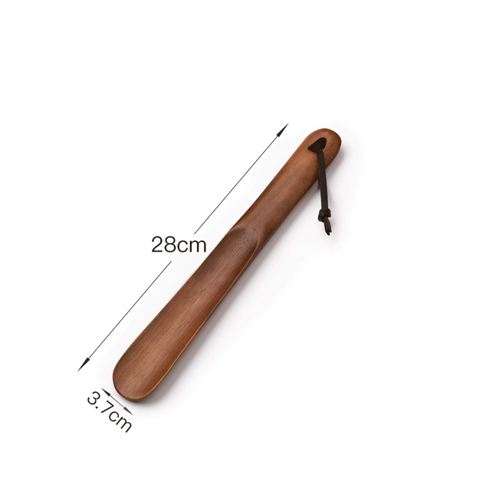 Langer Schuhlöffel, professioneller Schuhlöffel aus Holz mit langem Stiefelgriff | Schuhheber für Sportschuhe (Farbe: Natur, Größe: 28 cm x 3,7 cm) (natürlich 28 cm x 3,7 cm)