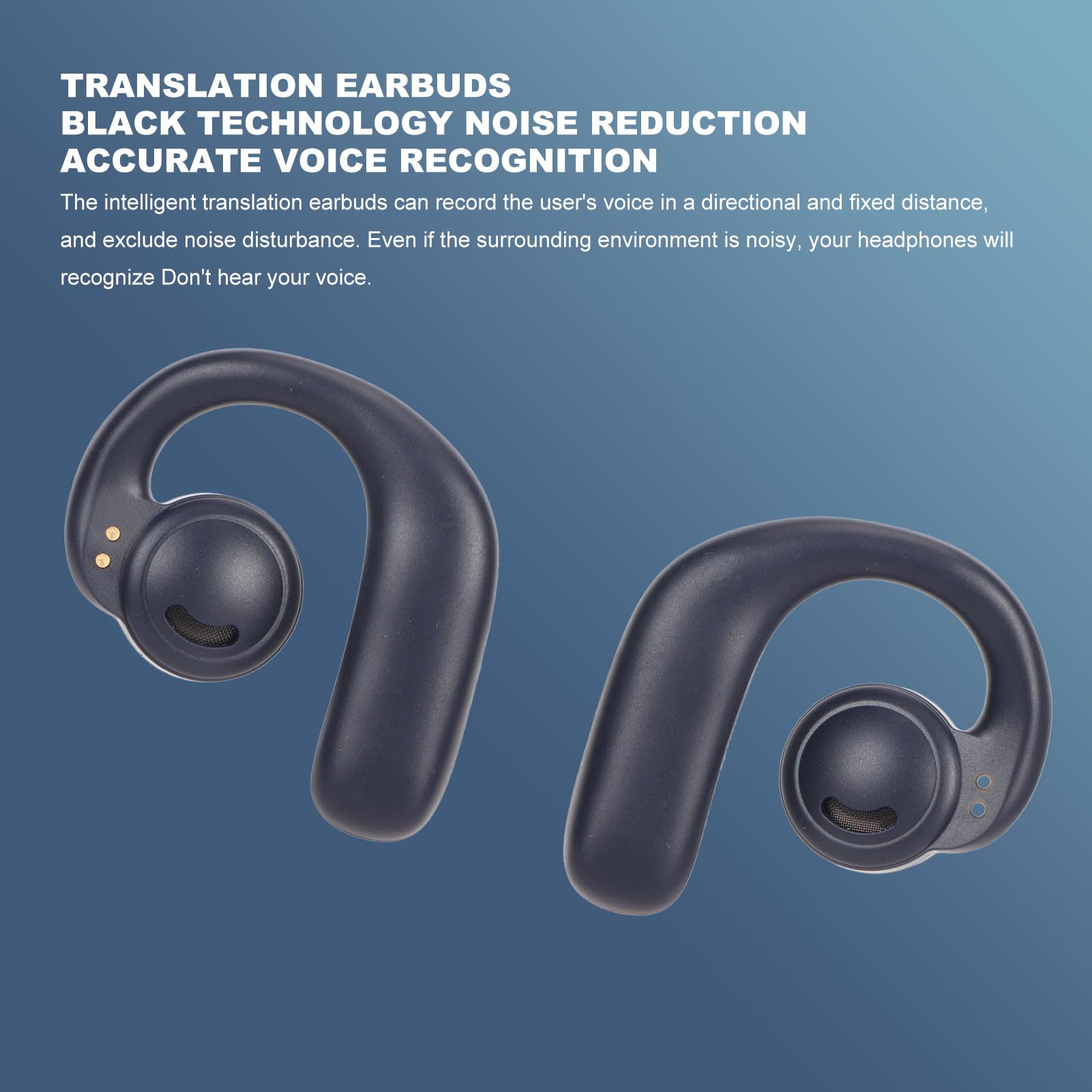 Écouteurs Traducteur En Temps Réel - 144 Langues, Bluetooth, Autonomie 8h, Léger, Pour Voyages Et Réunions