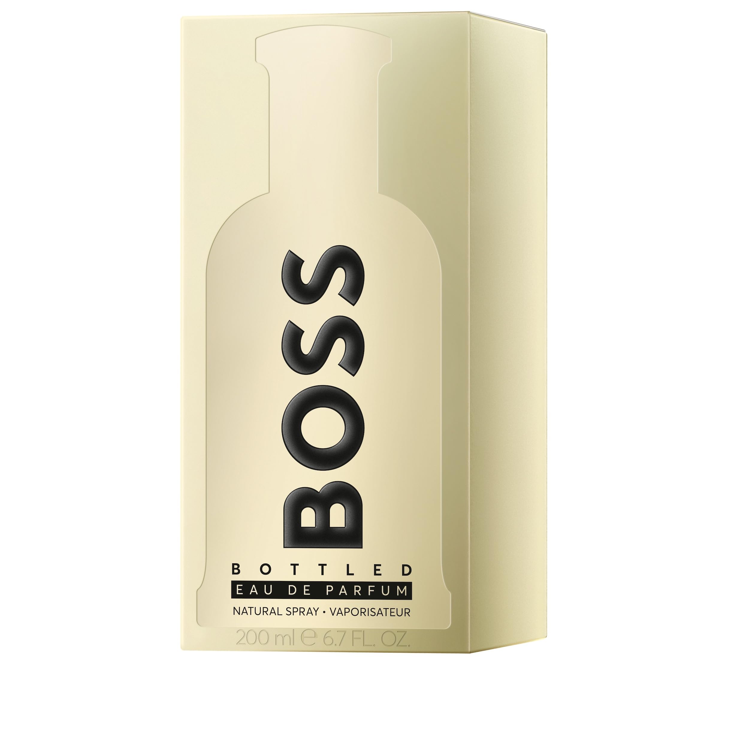 BOSS Bottled Eau de Parfum para hombres 200 ml | Fragancia amaderada ambarina y especiada | Atemporal y de larga duración