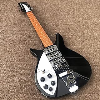 AURH skjos Guitare Électrique À Gauche Peinture Noire Peinture Courte Taille Guitare d’acier Acoustique À Guitare… - Les Beatles, Paul McCartney, John Lennon, RIngo Starr, George Harrison AURH skjos Guitare Électrique À Gauche Peinture Noire Peinture Courte Taille Guitare d'acier Acoustique À Guitare… – Image 2