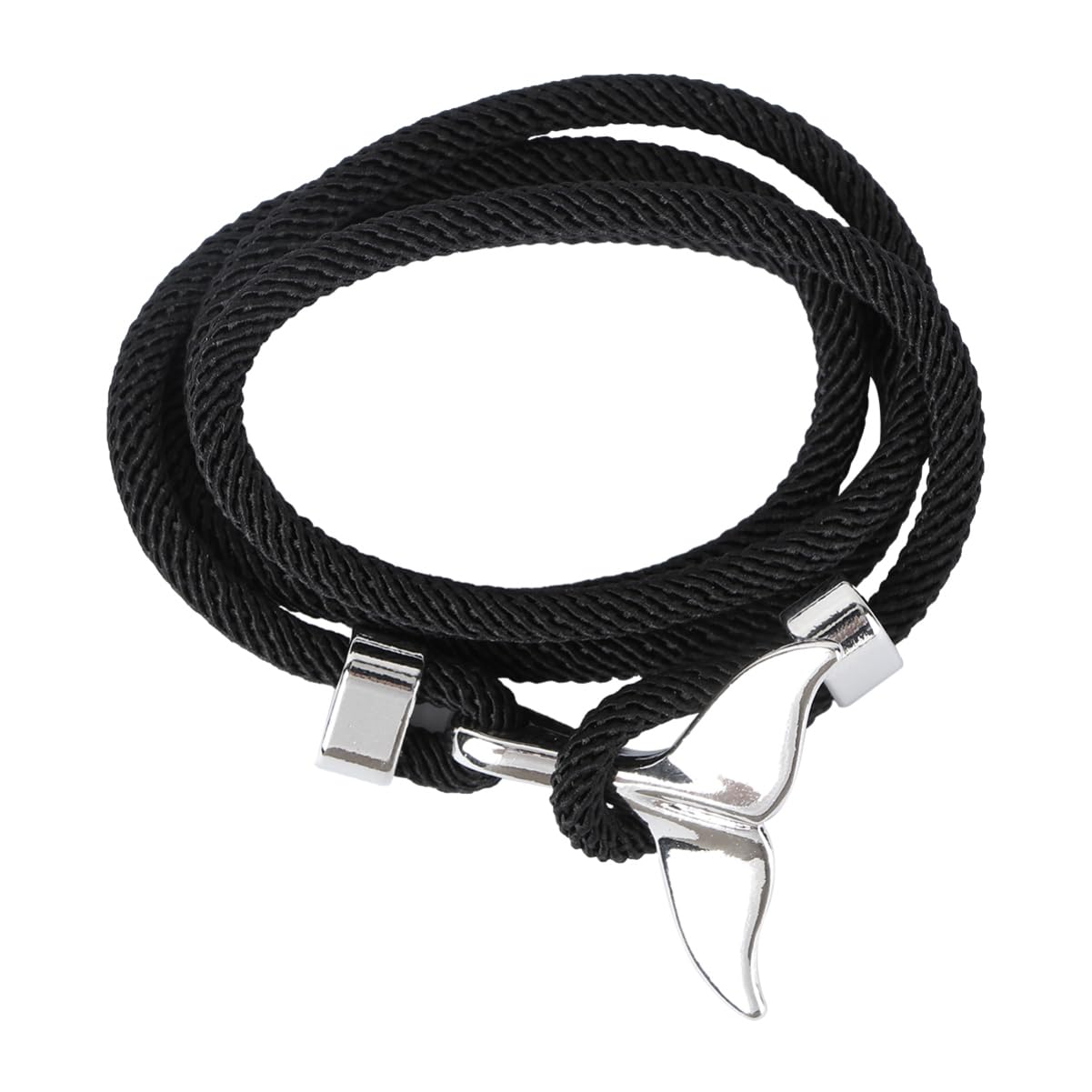 Bracelet couple ancre marine et queue de baleine ajustable pour ado - 6