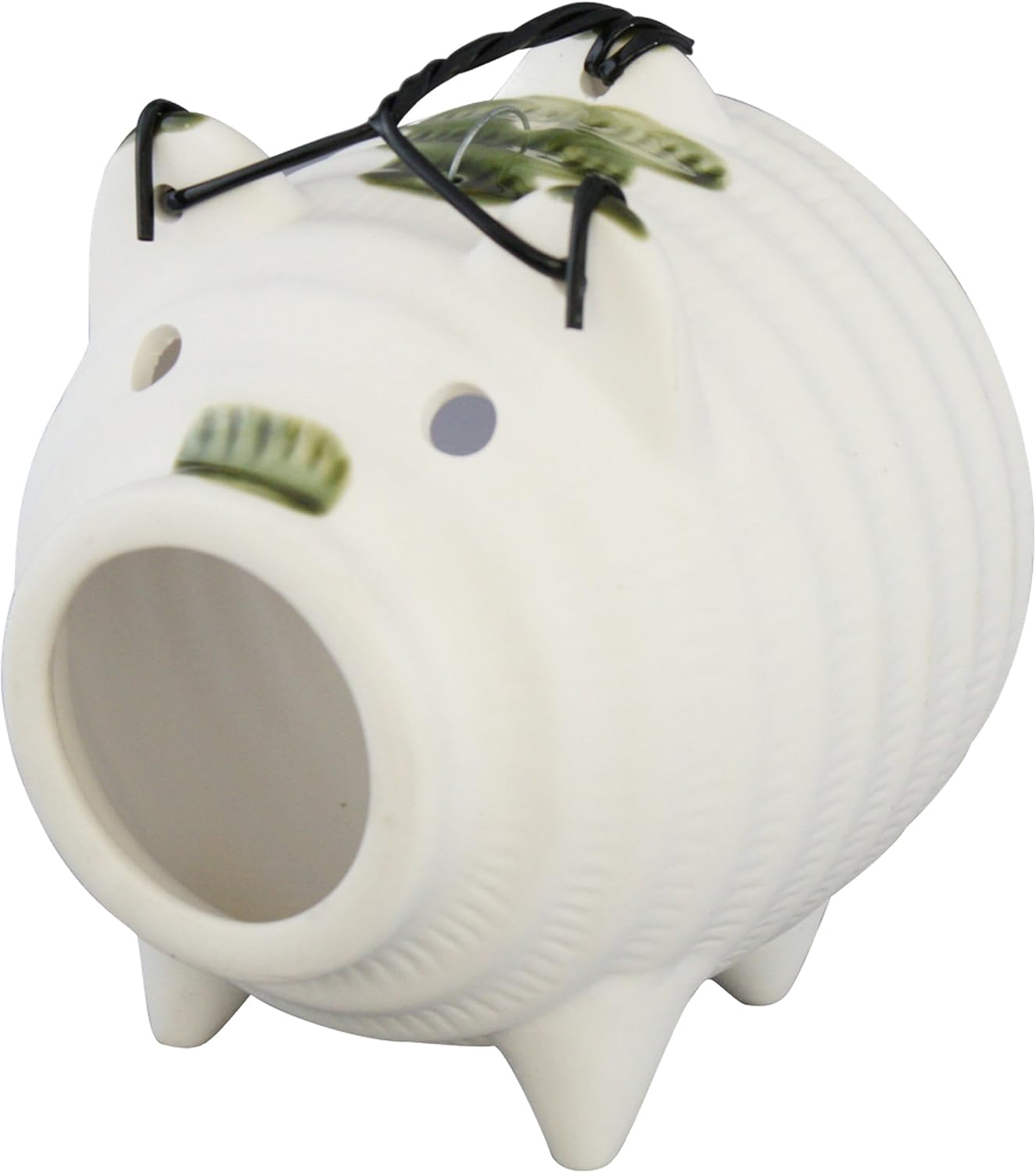 Banko Ware 08853 Mini Mosquito Repellent Incense, Pig, Mosquito Repellent Holder, Stand, White, Height 4.3 inches (11 cm), Made in Japan