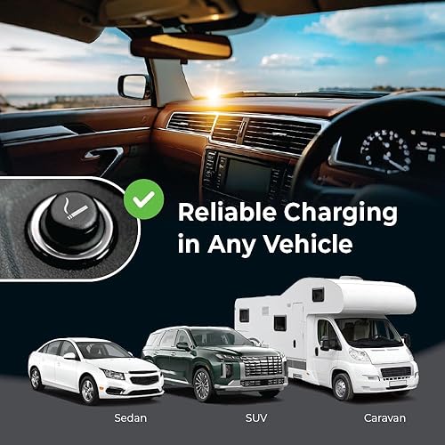 Miniatura 4 de Cargador de coche para batería CPAP Medistrom Pilot-12 Lite y Pilot-24 Lite, accesorios y suministros CPAP