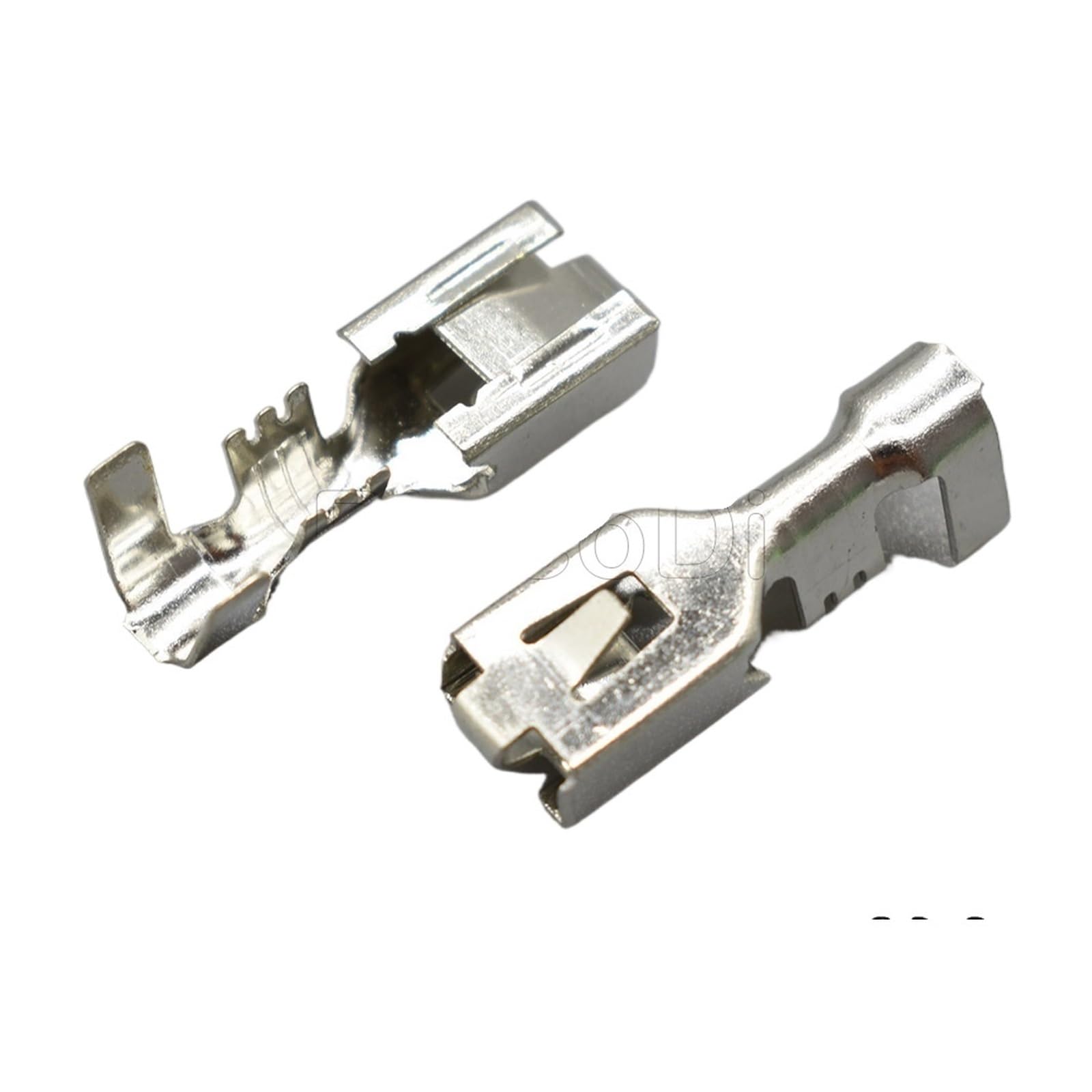 LTRAJUYNH 50 Pcs 6.3 Series Automotive Connector Connector Terminals High Current Terminals Terminals socket DJ6221-6.3C