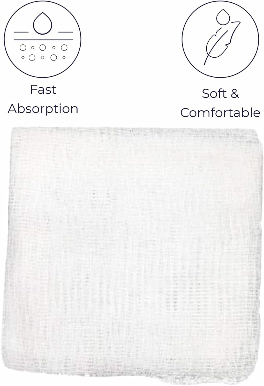 DR. DEUTSCH Sterile Gauze Pads 4’’x 4’’ (10 x 10 CM) for Wound Dressing Pack of 100 Individually Packed Pouches - Image 5