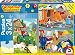 Schmidt Spiele 56207 Benjamin Blümchen, In Aktion, 3 x 24 Teile Kinderpuzzle