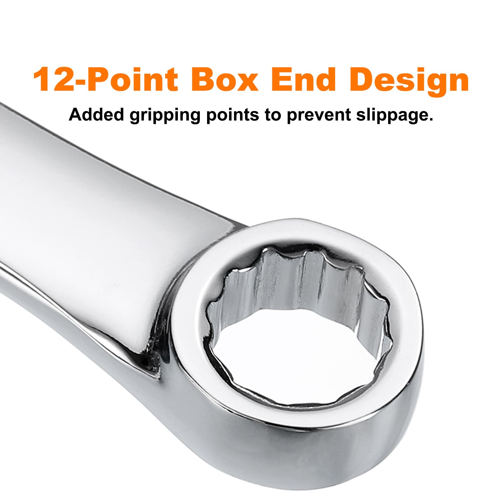 2pcs Double End Box Wrench 19 X 21mm 0 Degree Offset Extra Long End Box Wrench 639664879990 - View #11