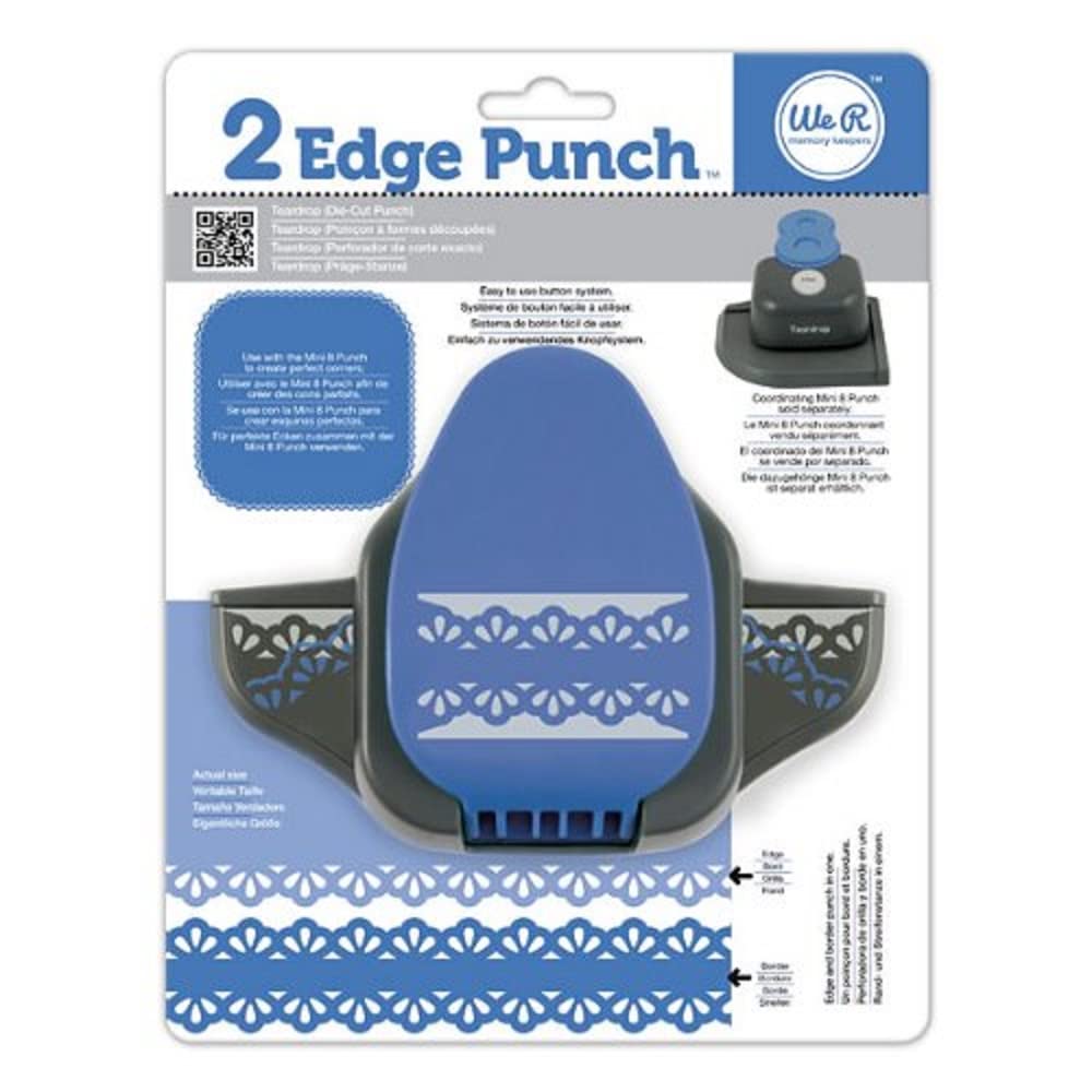 We R Memory Keepers Punches 2 Edge Punch Raindrop