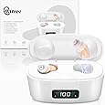 OTC Hearing Aids Rechargeable for Seniors, Hearing Aid Amplifiers Devices with Noise Cancelling, Howling Suppression for Seniors and Adults mild to moderate hearing loss, Auto On/Off, Pair