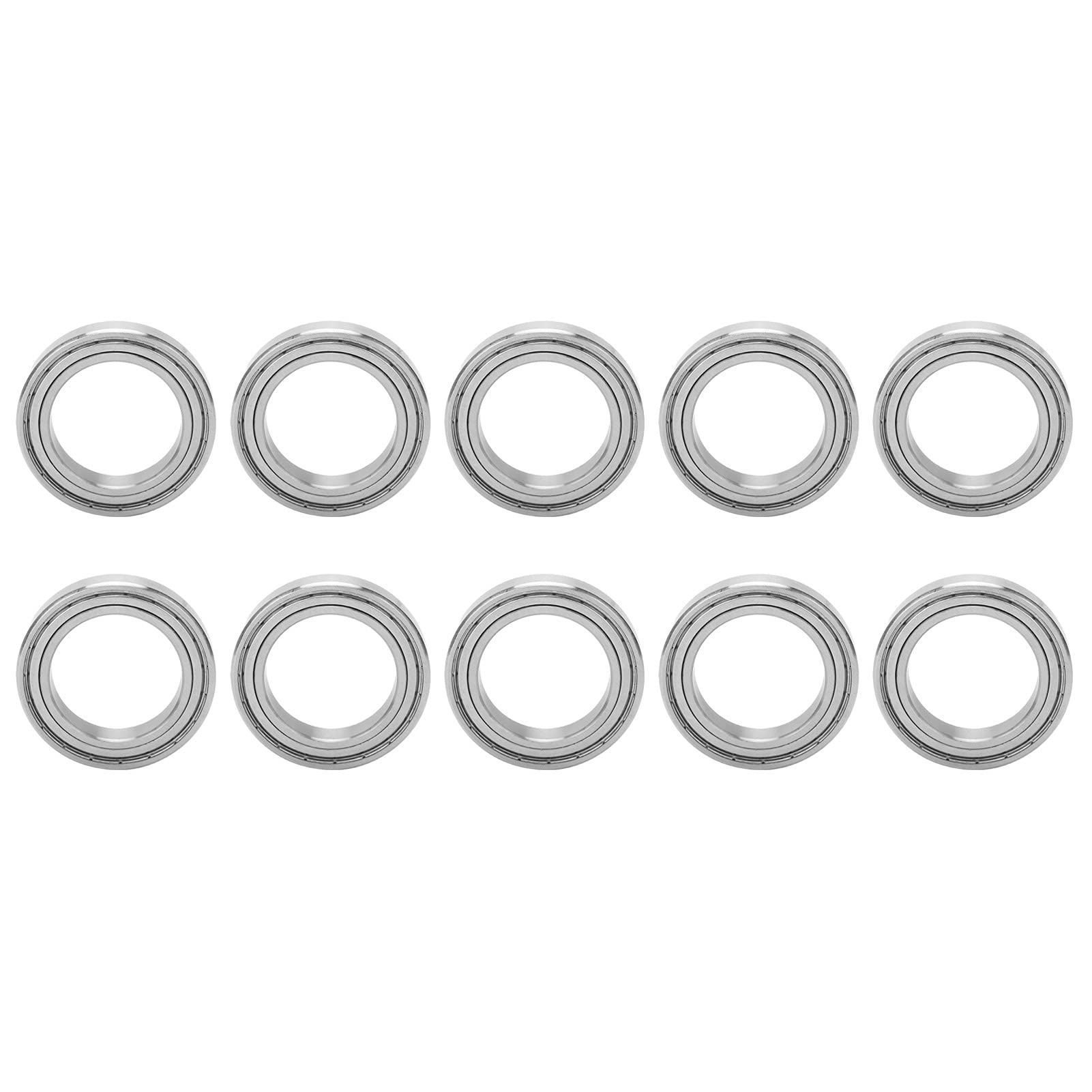 Rodamientos de bolas de acero inoxidable 10 piezas Rodamientos de patineta de rotación silenciosa de alta velocidad y larga duración para patinetas Patines en línea Patines