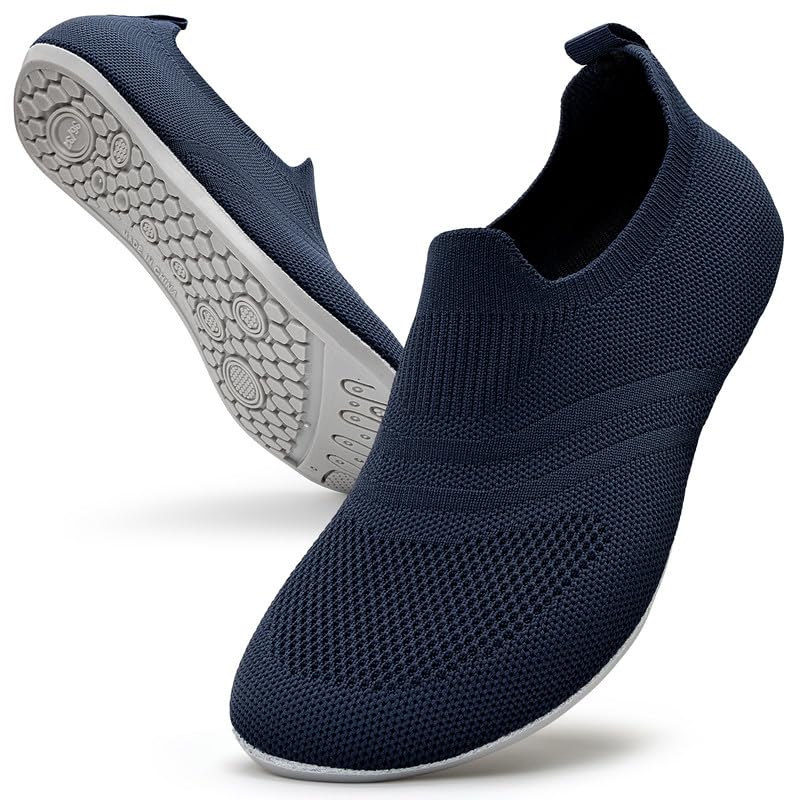 Pantoufles pieds nus antidérapantes et fermées pour homme et femme