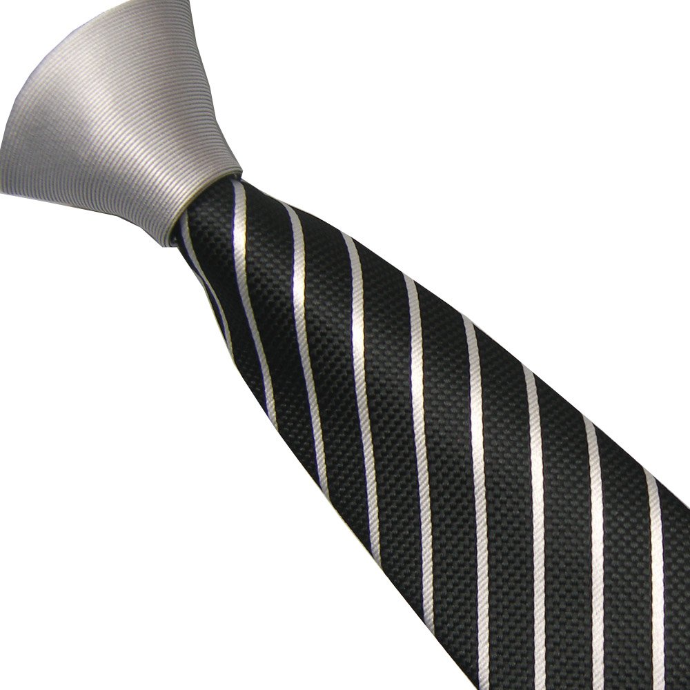 Ties Solid Color Knot Contrast Diagonal Stripes Necktie Woven Skinny Tie 6cm