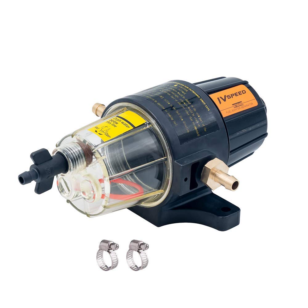 Buy IVSPEED UF10K Fuel Filter Assembly Yacht Boat Engine All Outboard