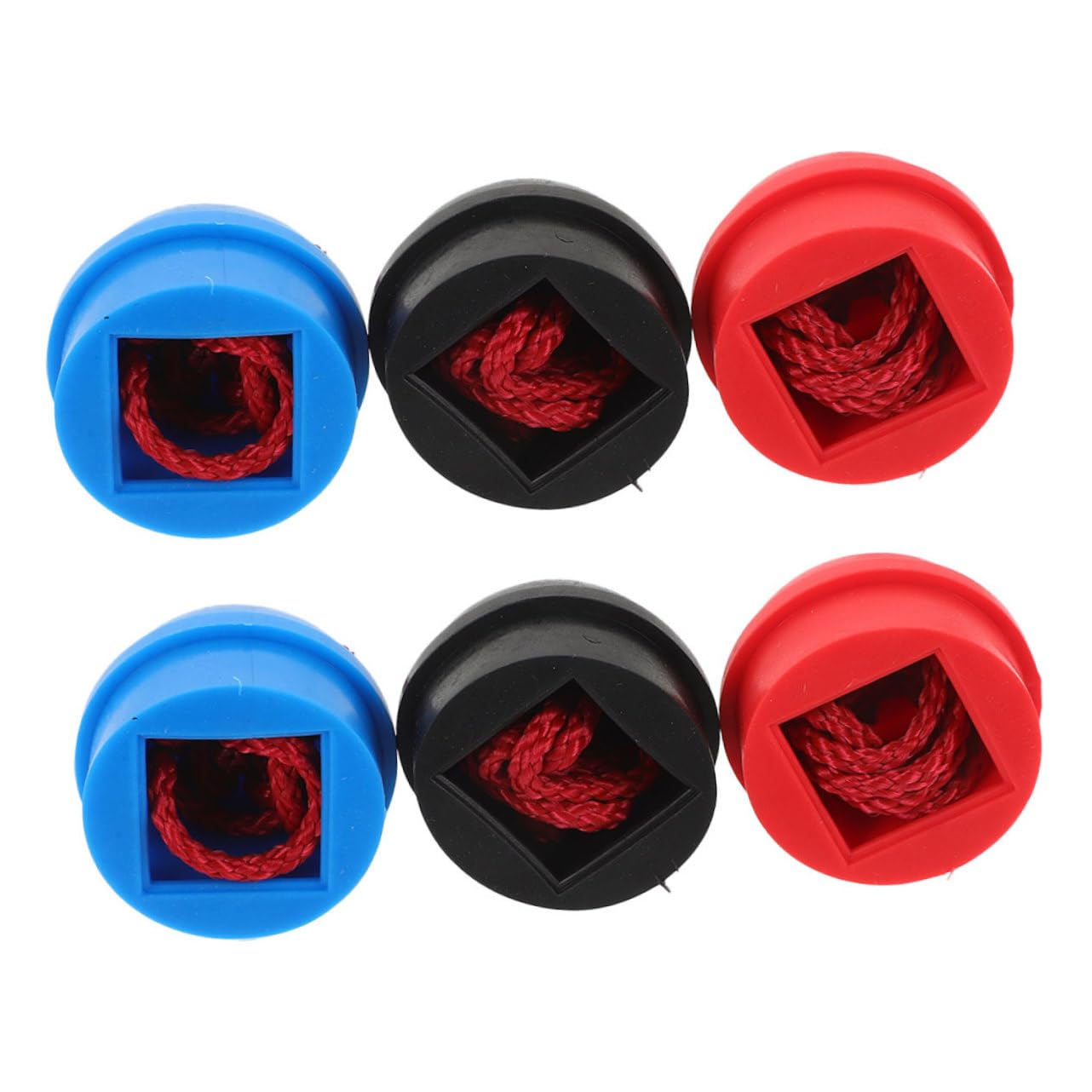 Toddmomy Pool Table Chalk Holder 6pcs Billiard Chalk Clip Case Snooker Tool Accessory for Sticks Portable