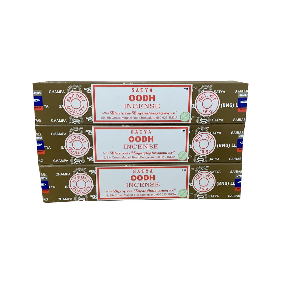 Giftlocaluk Variant Of Oudhâ€”Woody, Smoky, Balsamic Satya Oodh Incense Sticks – Exotic Woody-Musky Aroma For Confidence & Glamour (Pack Of 3 X 20 Sticks)