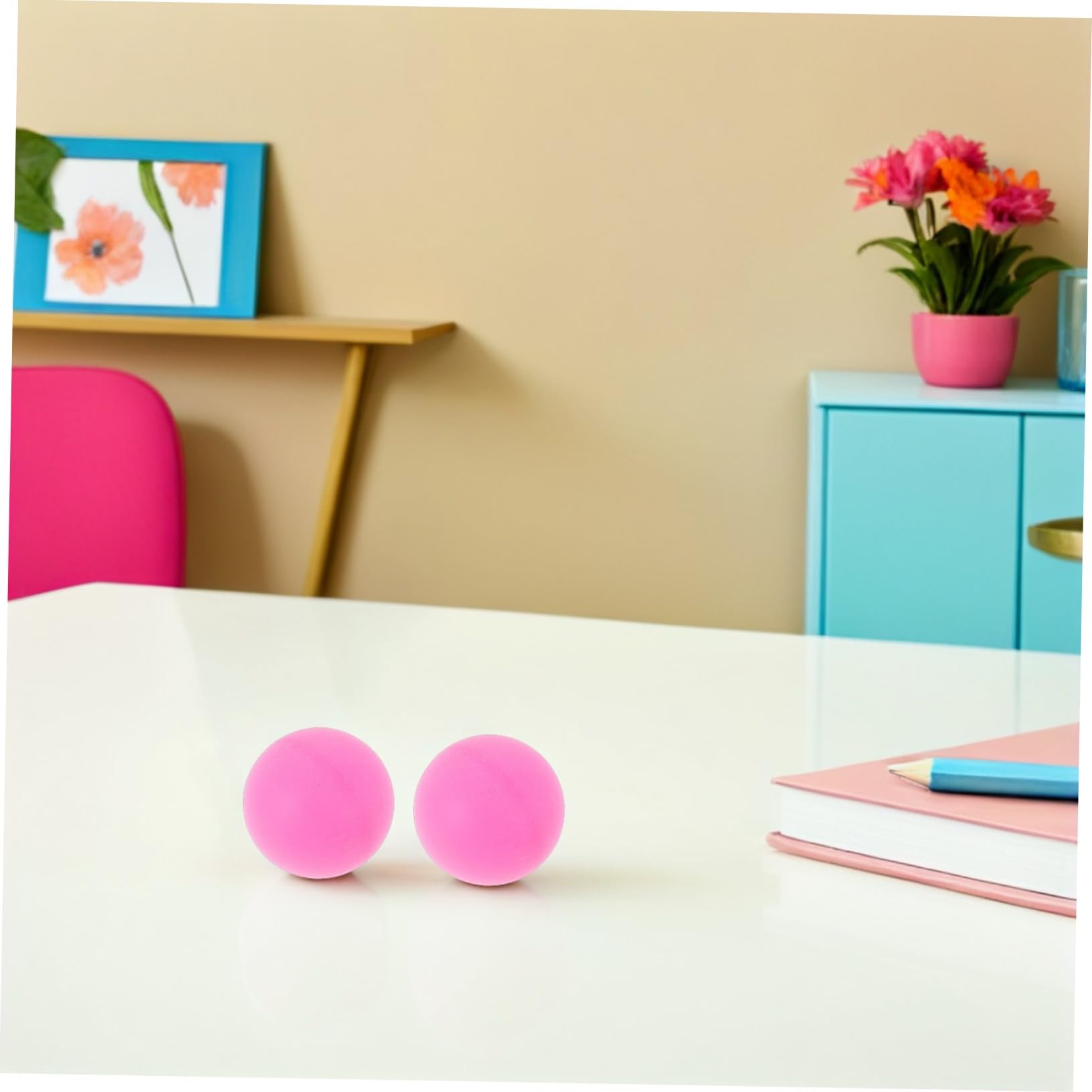 Mikinona 50 Piezas Bolas de Pingpong de Plástico para Fiestas y Actividades Bolas de Entretenimiento Reutilizables para Bar Manualidades y Sorteos Accesorios Versátiles para Eventos y
