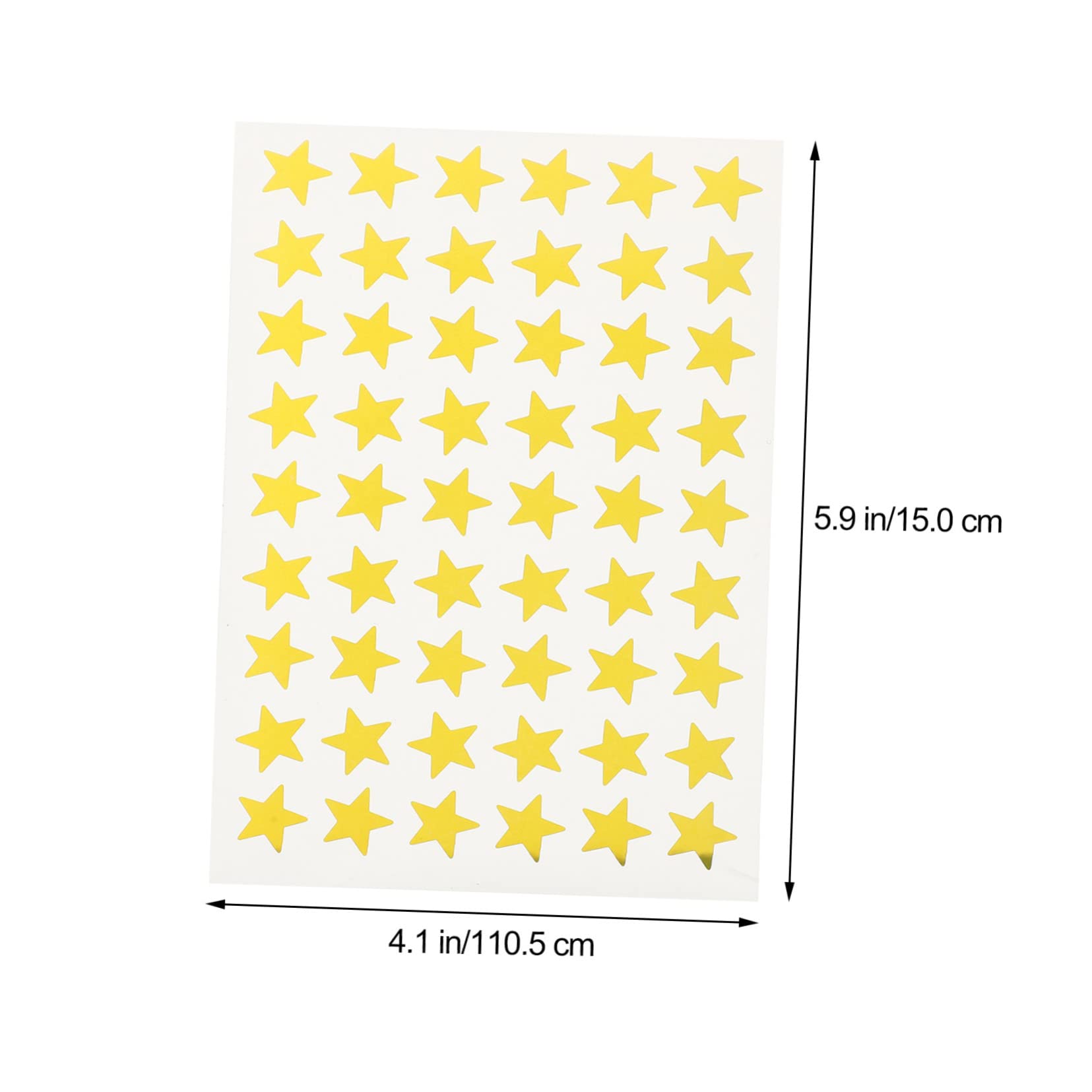 VILLCASE 200hojas Pegatinas De Estrellas Coloridas Autoadhesivas Para Scrapbooking y Decoración De Estrellas Para Diario Álbumes y Manualidades