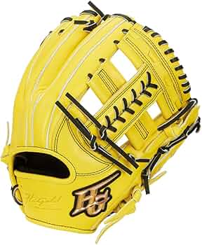 ハイゴールド　イエロー レザー 軟式グローブ 61nUzNj1lxL._AC_UF350,