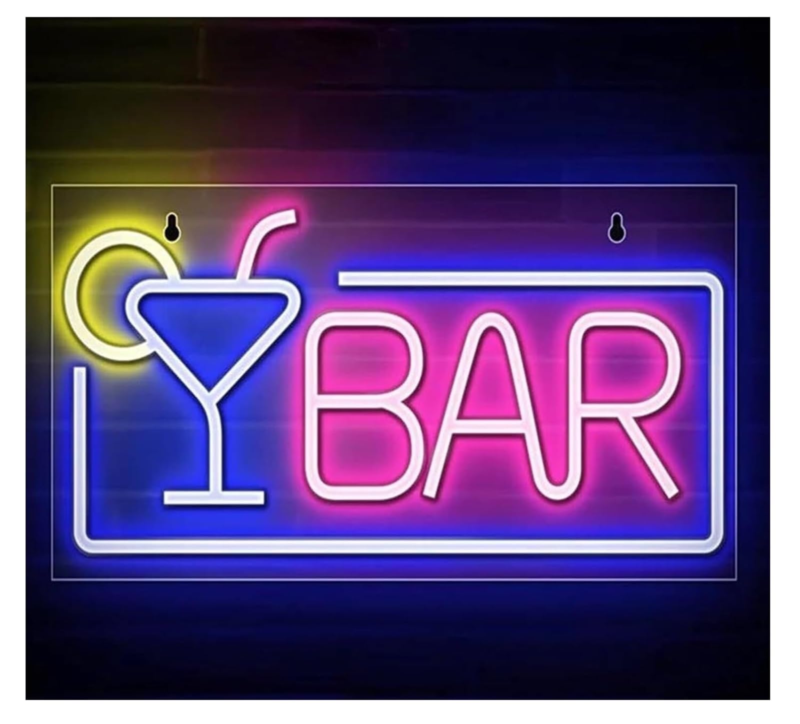 Carteles de neón de arte colgante para bar, lámpara decorativa para interior de dormitorio (NEON1)
