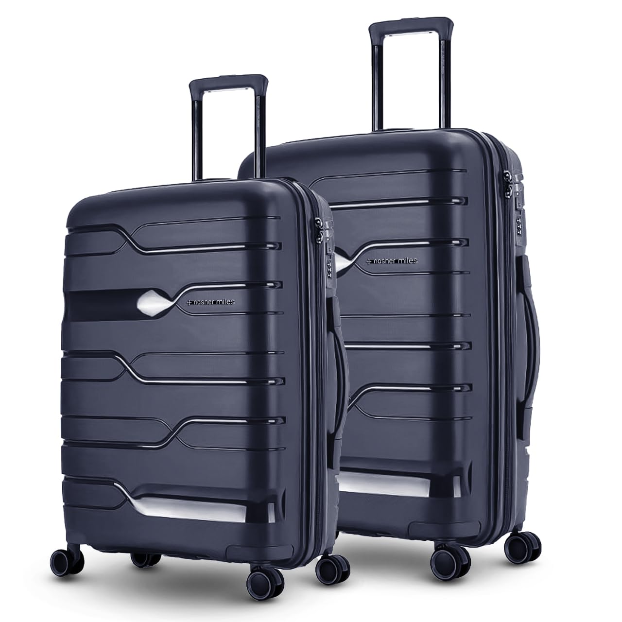 Nasher Miles Paris Hard-Sided Polypropylene Luggage Set of 2 Trolley Bags (65 & 75 cm) (B09G6ZZY8T) Amazon Price History, Amazon Price Tracker
