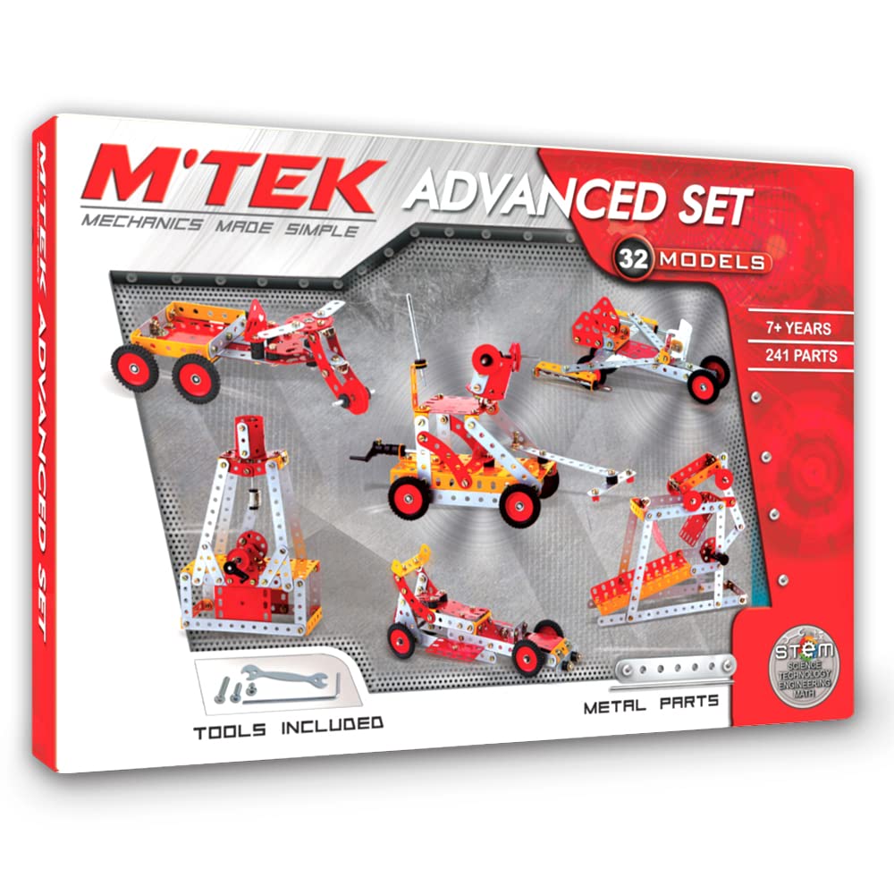 Pelikas Toyz 32-in-1 Science Experiment, Mechanics Toys, STEM Toys, Engineering Toys for Kids, Ages 10+, Gifts Birthday Gift for Boys Girls, Brain Games for Kids, Construction Toys - Advanced Set