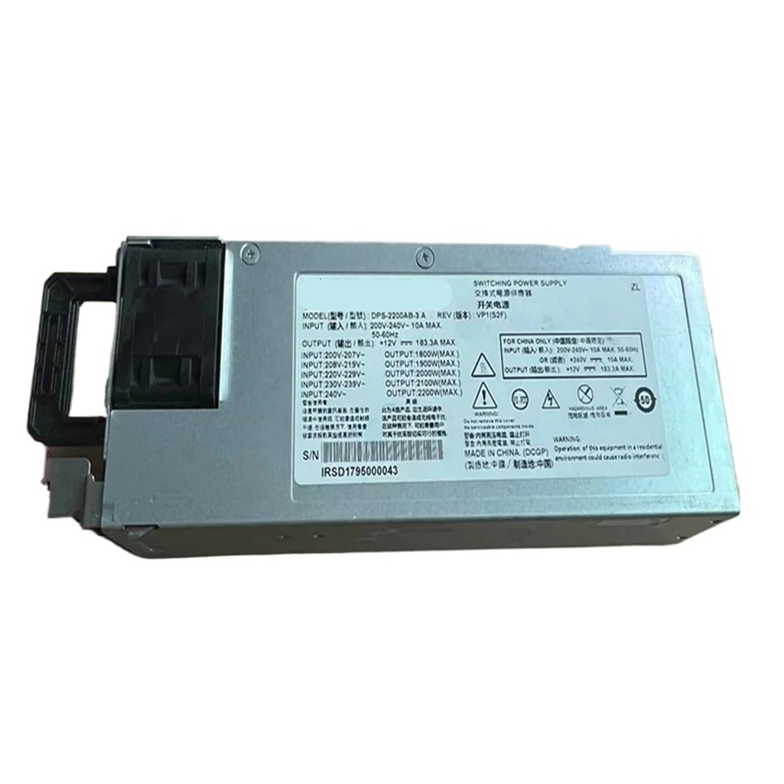 CXDFRSER 2200W Power Supply DPS-2200AB-3 A DPS-2200AB-3A